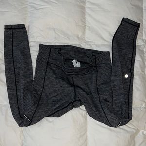 Lululemon leggings. Size 12. Black/white